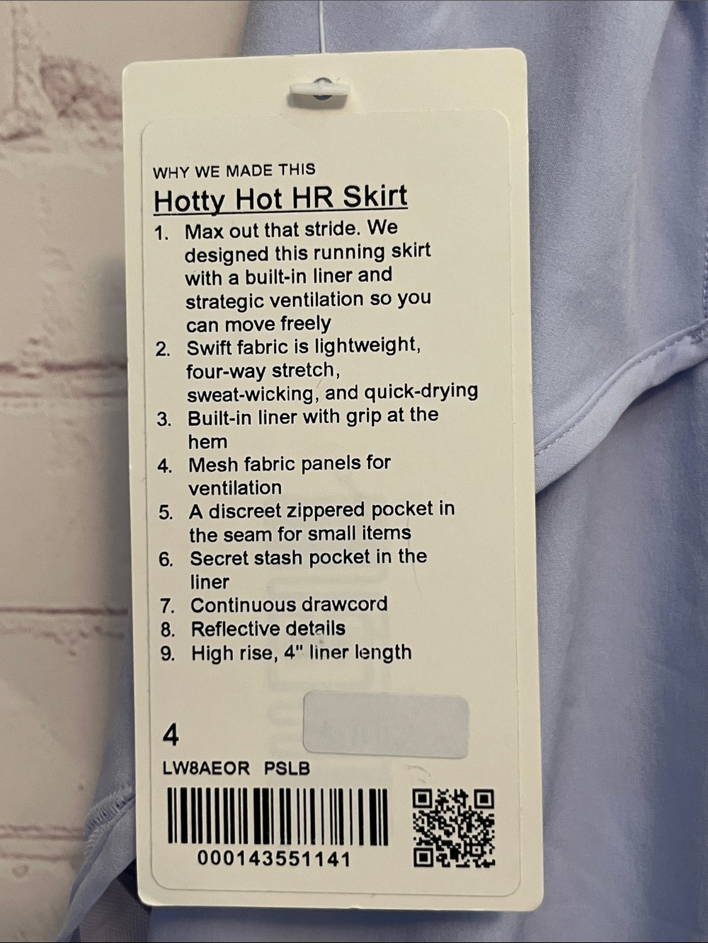 Lululemon Hotty Hot High-Rise Skirt in Light Purple - Picture 6 of 13